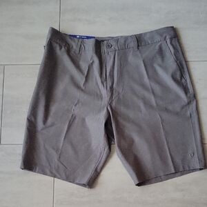 Hang Ten Charcoal Men's Flat Front Shorts